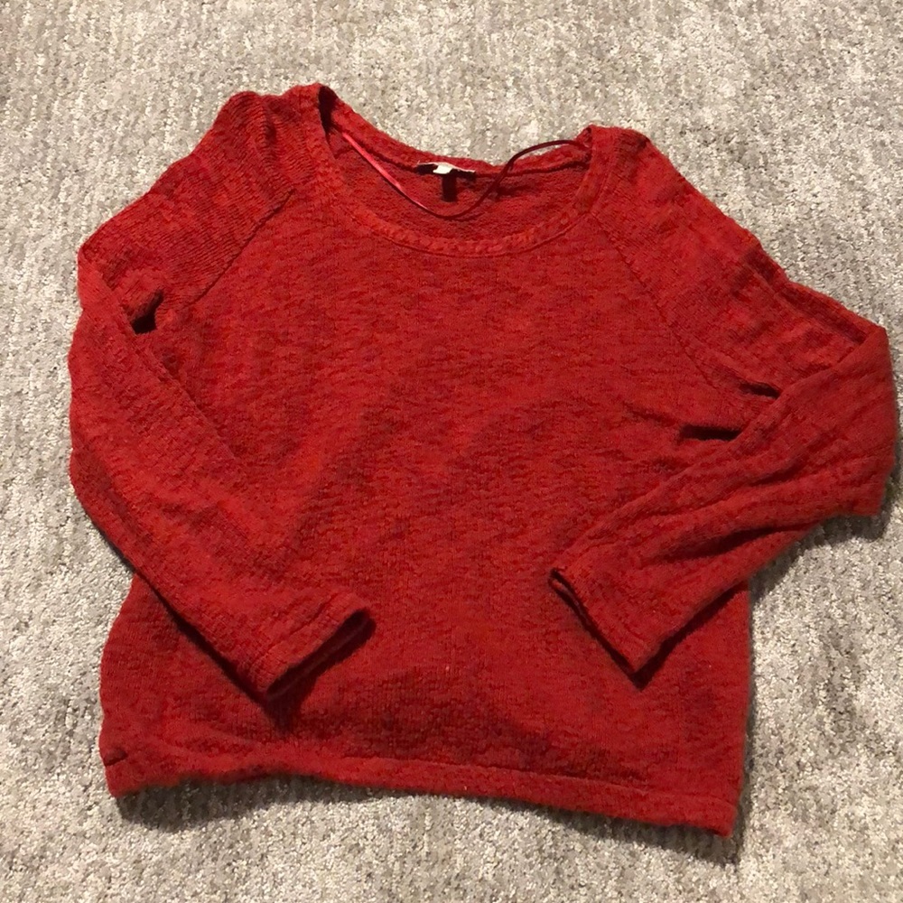 Red sweater